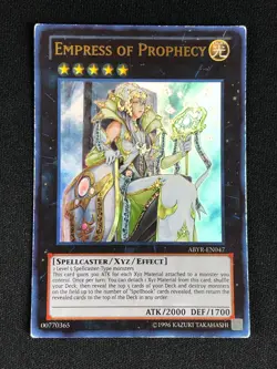 YUGIOH EMPRESS OF PROPHECY ABYR-EN047 ULTRA LIGHT PLAY - Image 1