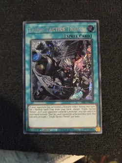 Triple Tactics Thrust - CH01-EN030 - Secret Rare YuGiOh - Image 1