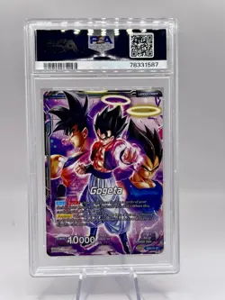 Knockout Strike Gogeta SD6-01 Dragon Ball Super PSA 10 Gem Mint - Image 2