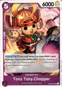 Tony Tony.Chopper (068) OP09-068 Uncommon Emperors in the New World One Piece NM - Image 1