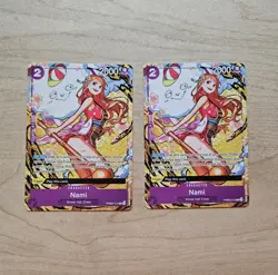 x2 One Piece Nami PRB02-012 Welcome Pack Promo Full art 2026 Vol. 1 English NM - Image 1