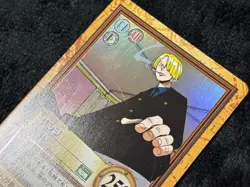 One Piece Carddass Hyper Battle C81 Sanji Prism Holo Rare Bandai 2000 From Japan - Image 2