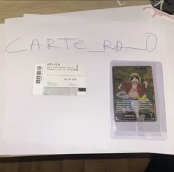 Carte One Piece TCG – Monkey D. Luffy OP13-001 – Musee Grevin Paris Exclusive - Image 3