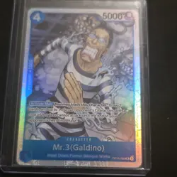 Bandai One Piece TCG Mr.3 (Galdino) OP16-056 Wings Captain SR Alt Art Foil Eng - Image 1