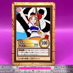 Nami C75 One Piece Carddass Hyper Battle 2000 BANDAI Anime TCG Japanese #809a - Image 1
