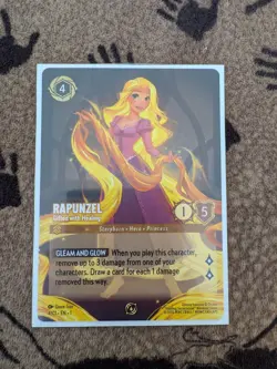 Disney Lorcana Rapunzel Gifted with Healing 4/C1 | DLPC Tournament Promo Card - Image 1