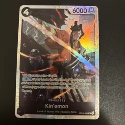Kin'emon OP16-082 SR The Time of Battle Foil English One Piece - Image 1
