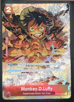 2022 ONE PIECE OP01-ROMANCE DAWN ALTERNATE ART #024 MONKEY D. LUFFY - Image 1