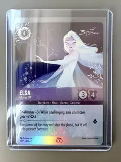 Lorcana Disney 100 (6) Card Promo Set- Elsa - Image 4