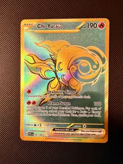 Chi-Yu ex 241/091 Sv: Paldean Fates Holo Pokemon TCG - NM - Image 1