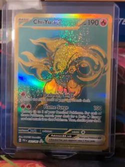 Pokemon TCG Chi-Yu EX 241/091 Sv: Paldean Fates Holo Card - Image 1