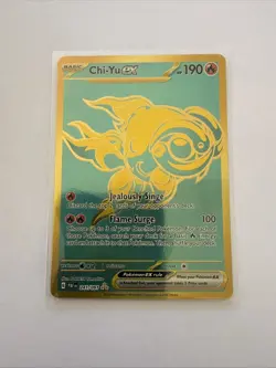 Pokemon TCG Chi-Yu EX 241/091 Sv: Paldean Fates Holo Card - Image 1