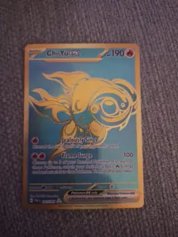Pokemon TCG Chi-Yu EX 241/091 Sv: Paldean Fates Holo Card - Image 1