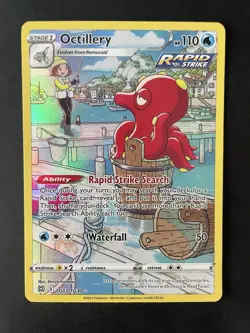 Pokemon TCG Octillery Trainer Gallery Holo Card TG03/TG30 Brilliant Stars - Image 1