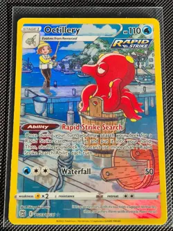 Octillery Tg03/Tg30 Swsh09: Brilliant Stars Trainer Gallery Holo Pokemon TCG - Image 1