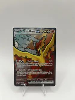 Team Rocket's Moltres ex 208/182 - Destined Rivals STAMPED PROMO Pokemon TCG NM - Image 1