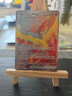 Pokemon TCG Destined Rivals: Team Rocket's Moltres EX Card 208/182 NM Condition - Image 1