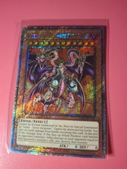 Yugioh! 1x Yubel - The Ultimate Nightmare RA03-EN191 Platinum Secret Rare NM - Image 2