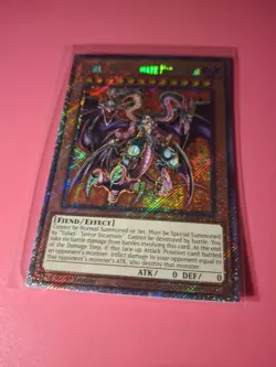 Yugioh! 1x Yubel - The Ultimate Nightmare RA03-EN191 Platinum Secret Rare NM - Image 3