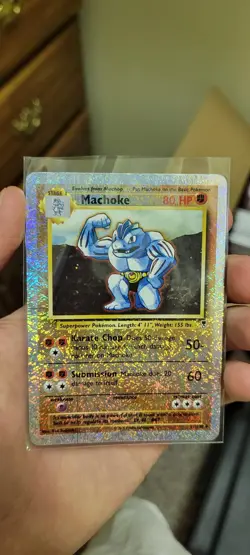 Machoke Legendary Collection Reverse Holo: 51/110 Pokemon Card TCG - LP - Image 1