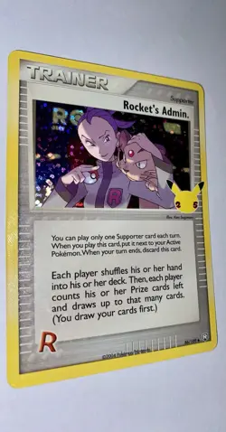 Pokemon TCG Rocket's Admin. 86/109 Celebrations: Classic Collection Holo Card - Image 3