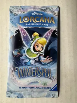 Disney Lorcana Set 11 Winterspell Booster Pack factory sealed - Image 2
