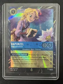 Rapunzel Appreciative Artist 1/DIS EPCOT Arts Festival Promo Disney Lorcana - Image 2