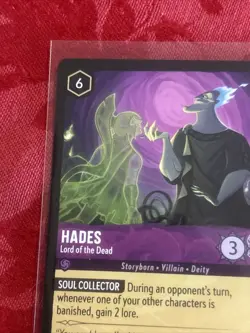 Disney Lorcana Azurite Sea - Hades - Lord of the Dead | 36/204 | NM | Rare - Image 3