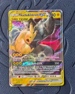 Pokemon TCG Pikachu & Zekrom GX Tag Team 33/181 English NM - Image 1