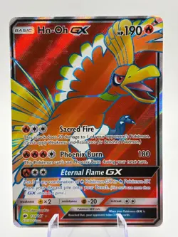 Pokemon TCG Sun Moon Burning Shadows - Ho-Oh GX 131/147 NM Full Art (1) - Image 1