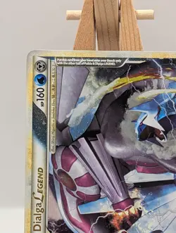 2010 Pokemon HeartGoldSoulSilver Triumphant Palkia Dialga LEGEND top #101/102 - Image 3