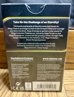 POKEMON TCG: MEGA EVOLUTION CHAOS RISING BOOSTER BUNDLE Sealed - Image 2