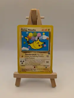 Pokemon 2001 Flying Pikachu Black Star WOTC Promo Card 25 MP - Image 2