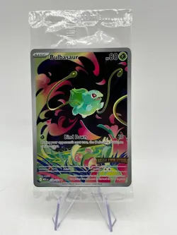 Bulbasaur 133/132 Sealed And Stamped Mega Evolution Pokemon Card - Single - Image 1