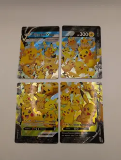 Pikachu V-Union - SWSH139-142 - Pokemon TCG: Celebrations Promo 4 Card Set - Image 1