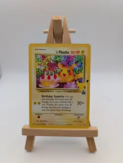 Pokemon Card Birthday Pikachu #24 Celebrations Classic Collection 25th Promo - Image 1