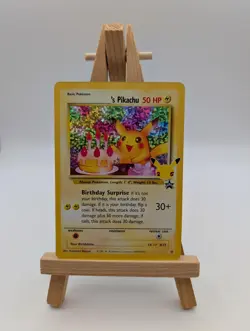 Pokemon Card Birthday Pikachu #24 Celebrations Classic Collection 25th Promo - Image 2