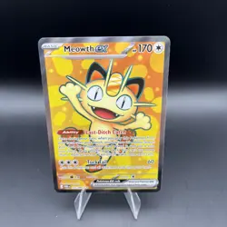 Meowth ex 107/088, Perfect Order, Ultra Rare Full Art, NM - Image 1