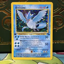 Pokemon 1999 - Articuno 1st Edition 2/62 - Holo - Fossil - NM - Image 1