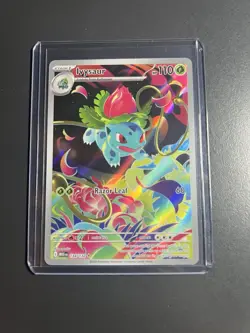 Pokemon TCG Ivysaur 134/132 Mega Evolution Illustration Rare NM - Image 1