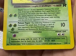 Pokemon TCG Team Rocket Dark Arbok 2/82 Unlimited Holo Rare NM-/ Semi Swirl - Image 5