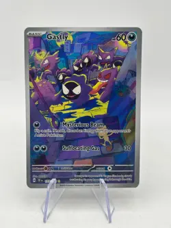 Pokemon TCG Gastly Scarlet Violet Temporal Forces 177/162 IR - MP - Image 1