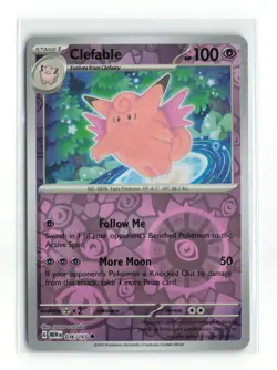 Clefable #036/165 SV Scarlet & Violet 151 Uncommon Reverse Holo Pokemon TCG NM - Image 1