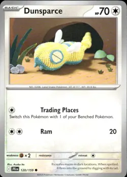 Dunsparce 120/159 Common Journey Together Pokemon Near Mint - Image 1
