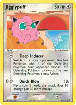 Jigglypuff 65/112 FireRed & LeafGreen Pokemon Near Mint - Image 3