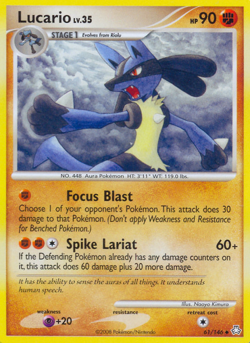 Lucario 61/146 Legends Awakened Pokemon Near Mint - Image 3