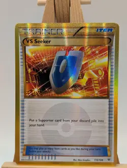 Pokemon TCG VS Seeker 110/108 Roaring Skies Gold Secret Rare - Image 2
