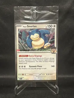 Hop's Snorlax - 117/159 - EB Games-Stamped Promo - Pokemon Card - Sealed! - Image 1