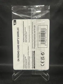 Hop's Snorlax - 117/159 - EB Games-Stamped Promo - Pokemon Card - Sealed! - Image 3