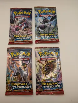 Pokemon TCG: (4) XY BreakThrough Booster Packs 2015 (Complete Art-Set) - Image 2